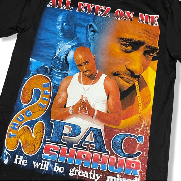 Y2K NWT Tupac Rap Tee - Picture 4 of 5